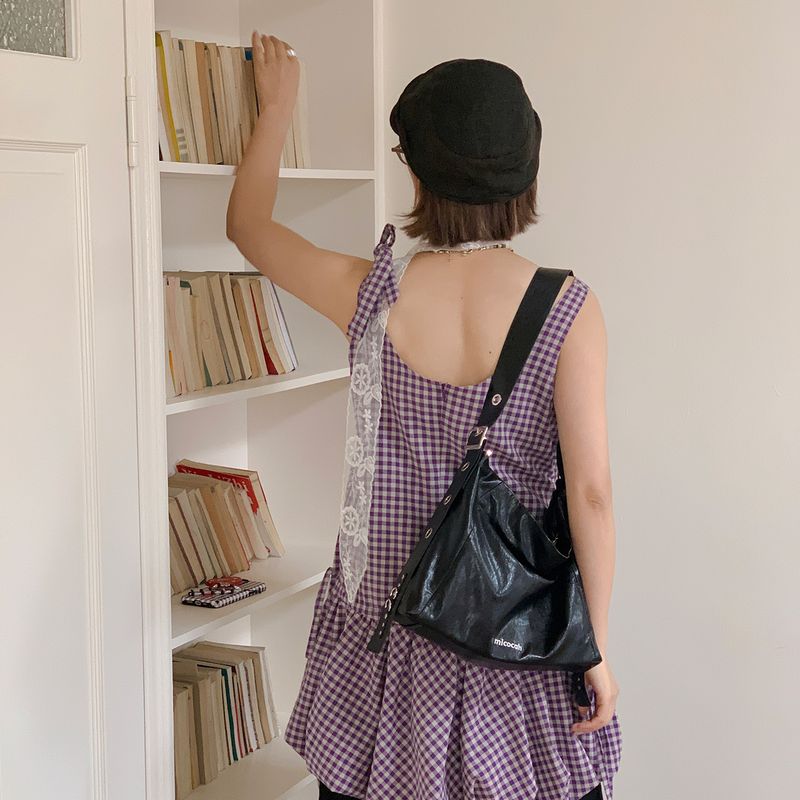 

Micocah Early Eight Sunshine Niche Style Tote Bag New Bags Women s Bag Commuter Bag Shoulder Messenger Bag Black Knight