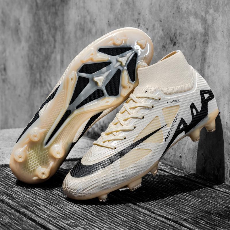 High-top Football Shoes, Broken Nails, Artificial Turf, Boys and Girls, Teenagers, Students, Artificial Grass Training Shoes