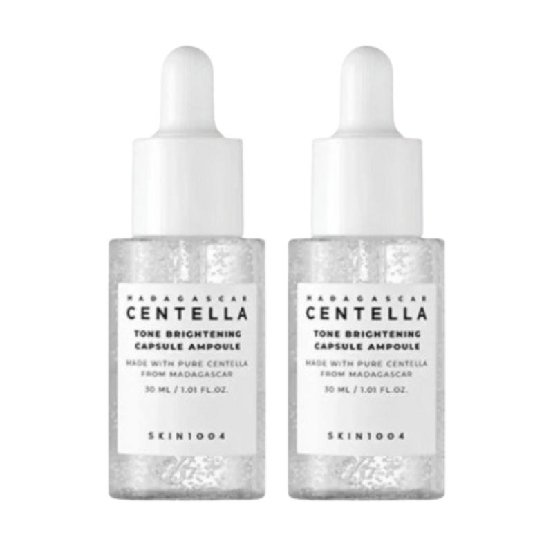 SKIN1004 Madagascar Centella Tone Brightening Capsule Ampoule 30ml – Niacinamide TXA Glow Serum for Dull & Uneven Skin Tone