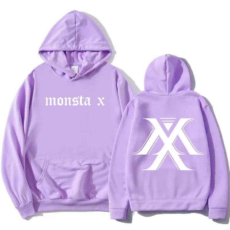 

MONSTAX Korean Boys Band Fashion Hoodies 2025 EP The X Graphic Printing Sweatshirts Long Sleeve Autumn Female Pullovers Unisex 3XL