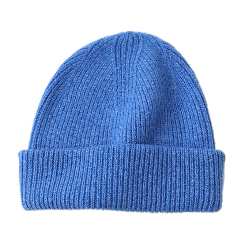 Unisex Korean Style Warm Knit Winter Hat - Fashionable Autumn/Winter Headwear