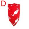 1PCS Christmas Gift for Pet Triangular Scarf Dog Bibs Towel Scarf Printing Pet Costume Accessories