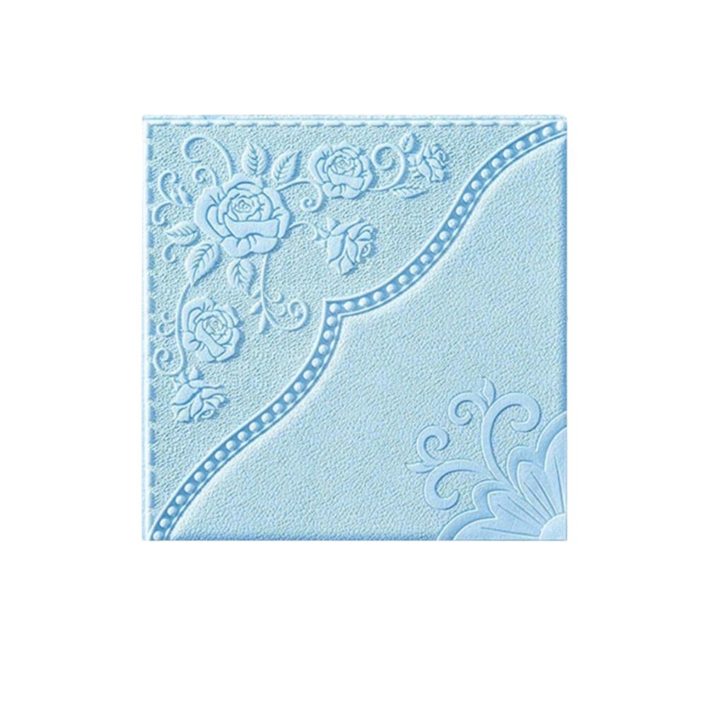 4Pcs Safe 35*35cm 3D Wall Stickers Moisture-proof Waterproof Background Decoration Self-adhesive Ceiling Stickers Home Decor