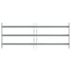 Window Security Grille with 3 Horizontal Bars 3 pcs