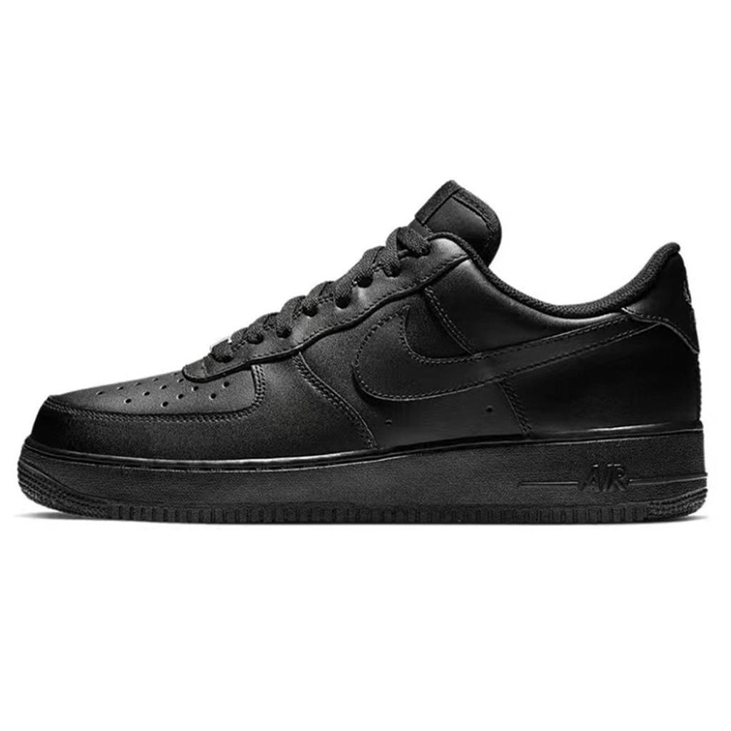 Nike Air Force 1 Slip Resistant Low top Skateboard Shoes Unisex Black White CW2288-001(Team396-)