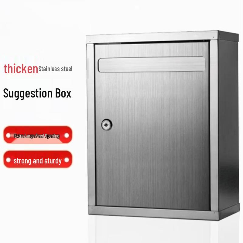 Aokewen Thickened Stainless Steel Suggestion Box