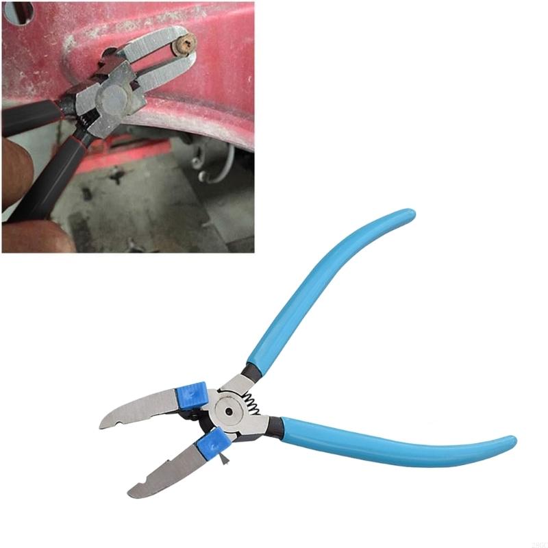 28GC Professional Car Clip Removal Pliers Strong Mixture Building For Plastic Fasteners Trim Panel Clamps Maintenance