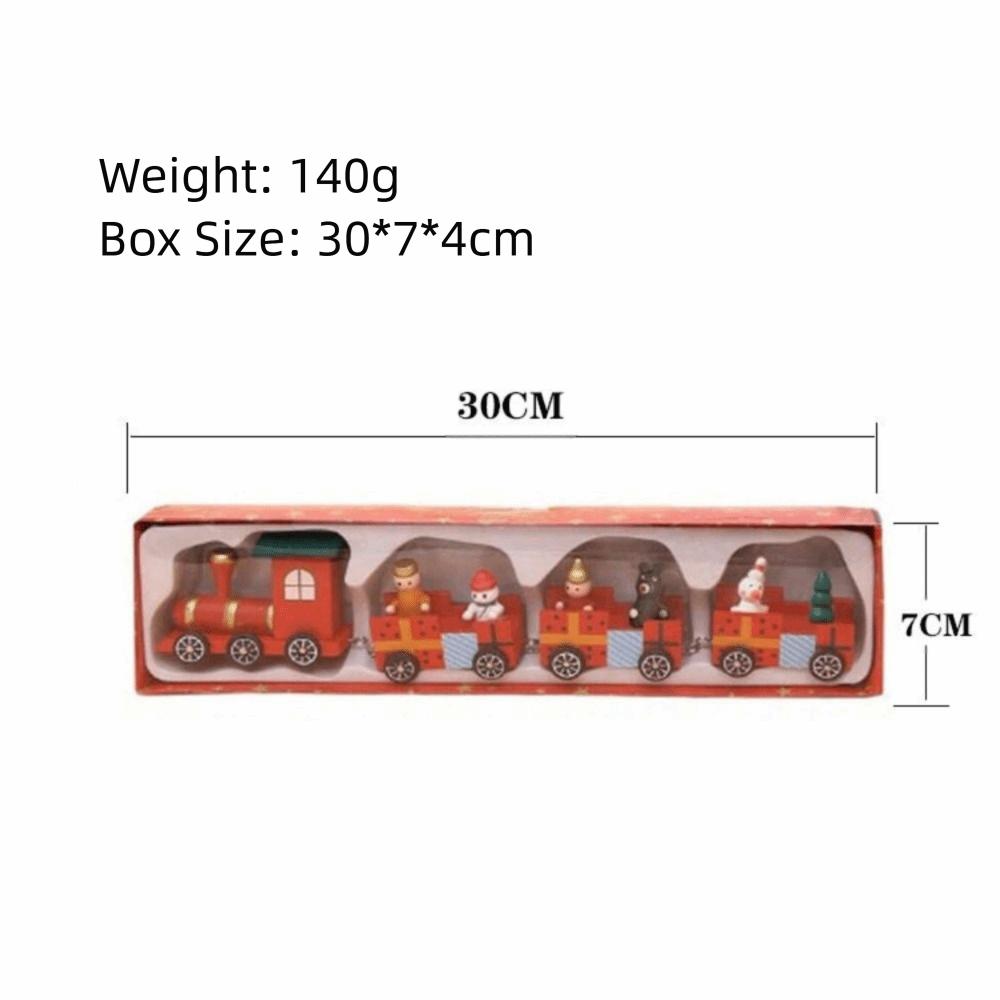 Multicolor Christmas Train Cartoon Animal Mini Christmas Tree Train  Ornament