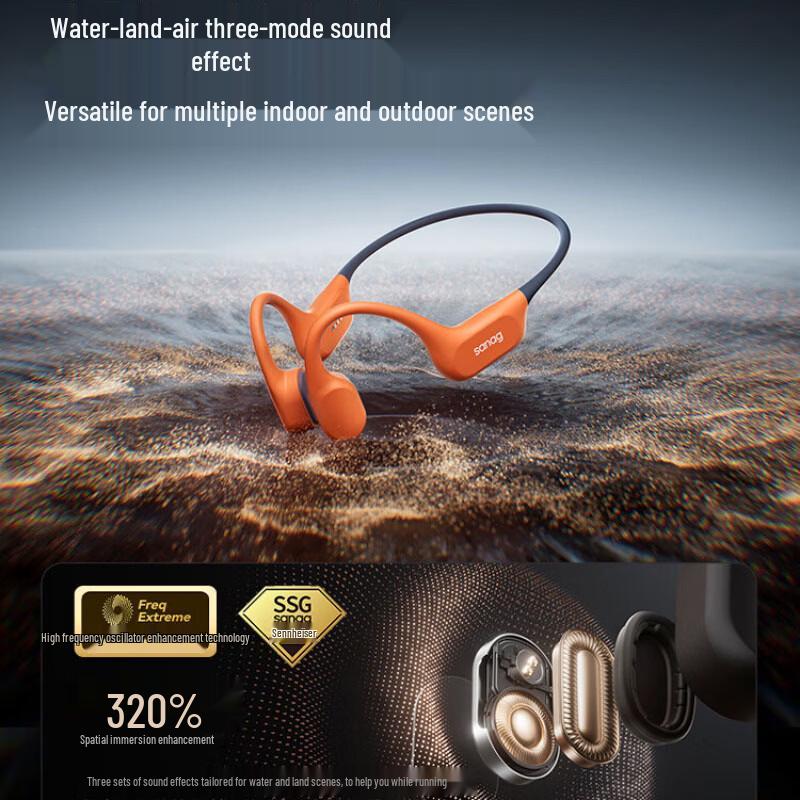 Sena B77S ProMax 64GB Bone Conduction Sport Headphones
