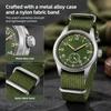 Analog Quartz Wristwatch Small Second Sub-Dial Retro Watch Vintage Luminous Watch  Outdoor