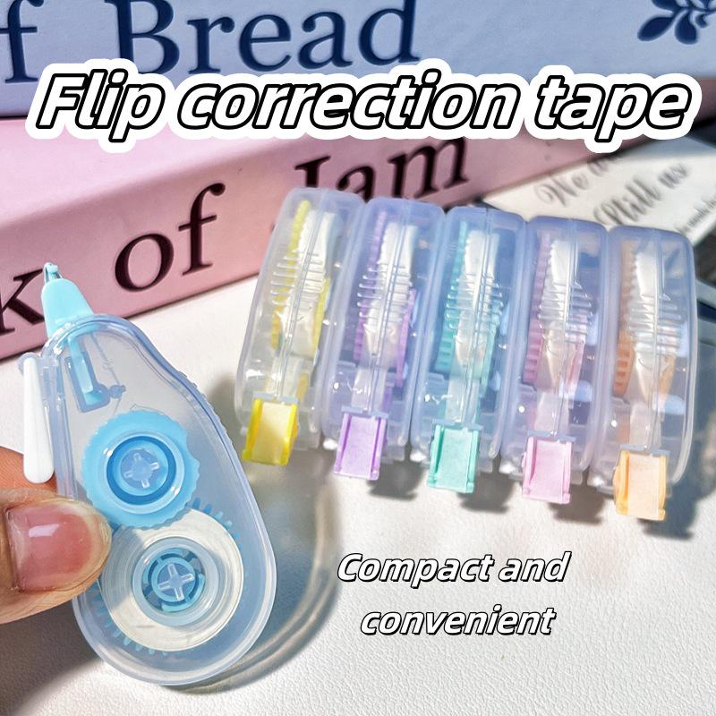High-Capacity Silent Correction Tape: Student-Friendly, Portable, and Smooth with Cute Design