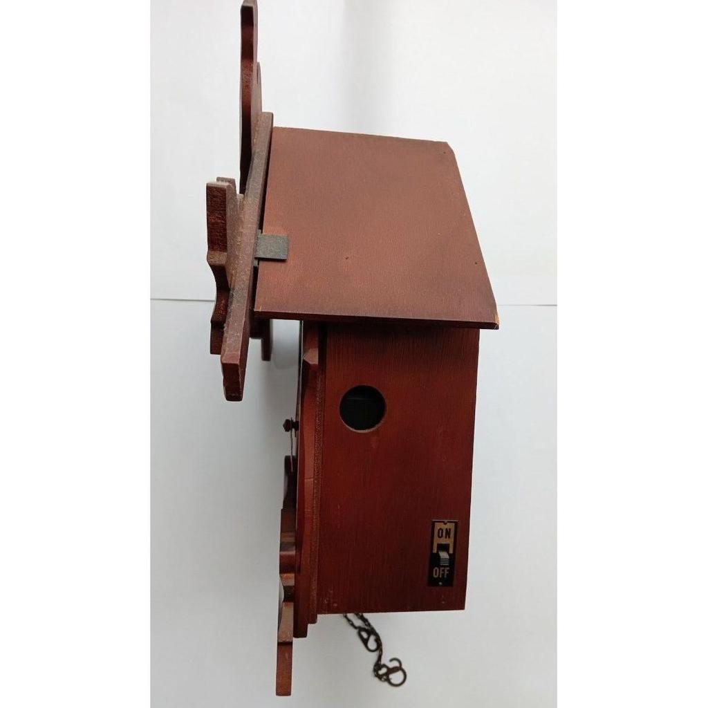Used CITIZEN Cuckoo Clock Quartz Wooden Pendulum Clock