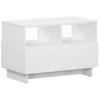 TV Stand 60 X 34.5 X 40 Cm White Engineered Wood