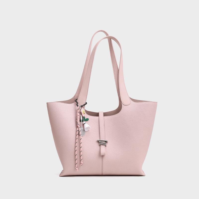 2025 Early New Style Cowhide Leather Fashion Shoulder Bag Large Capacity Casual Handheld Single-Shoulder Real Leather Women's Bag