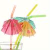 2050Pcs 9.45" Colorful Drink Straw Umbrellas - Cocktail Stirrers For Hawaiian Luau Beach Parties Bars Juices  Shakes Jxb