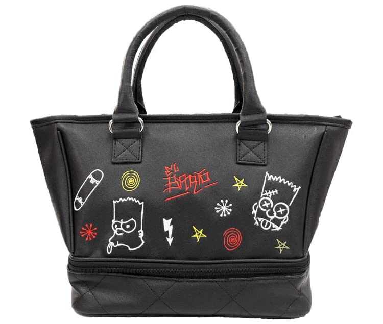 Marushin Simpsons Graffiti Black Tote Bag H22 X W32 X D15cm (Product Code 2485000000) Approx. (excluding Handles)