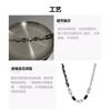 Mens Titanium Steel Necklace Hip Hop Style Versatile Unique Clavicle Chain