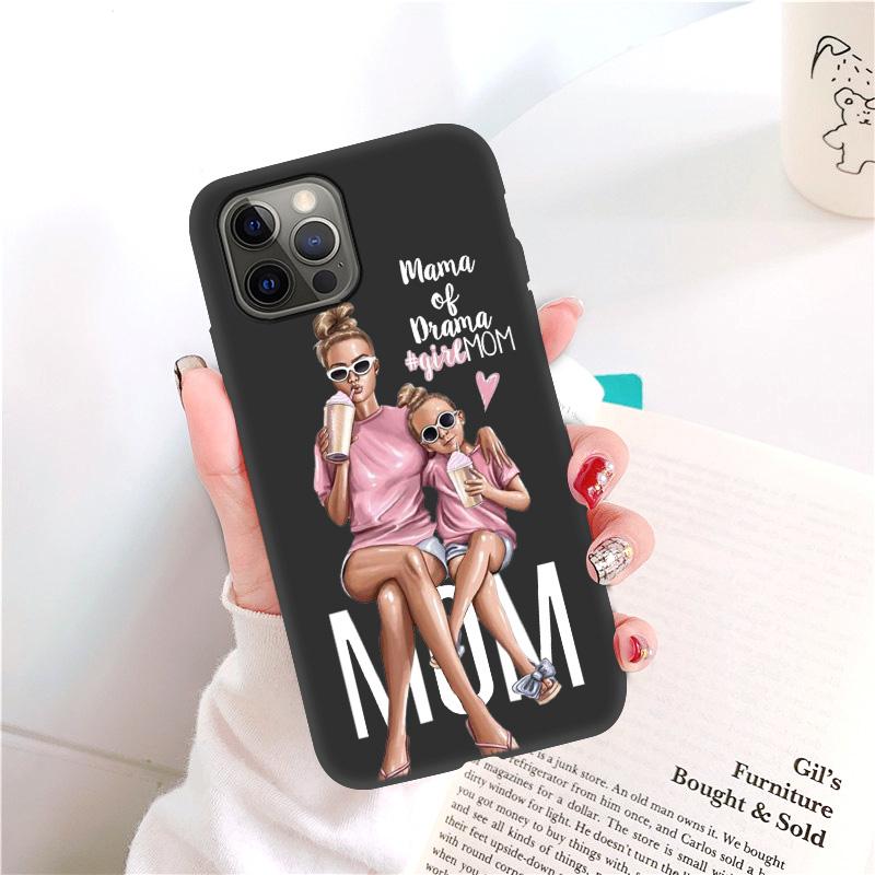 Case For iPhone 11 12 Pro Max Case Fashion Mam Super Mom Phone Case iPhone11 13 Pro 7 8 Plus XR XS X SE 2020 2022 6S Mini Cover