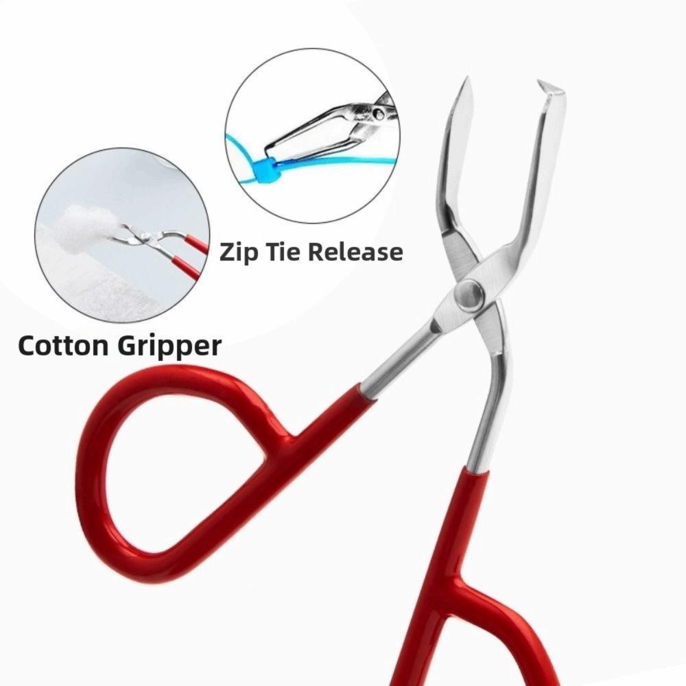 Stainless Steel Zip Tie Remover Silicone Handle Zip Tie Cutter Zip Tie Release