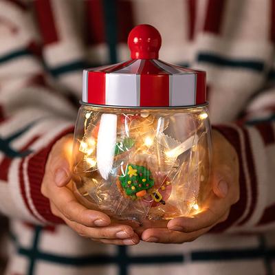 1Pcs Nut Jar Home Furnishing Grain Storage Box Christmas Jar Biscuit Box Storage Tank Candy Box