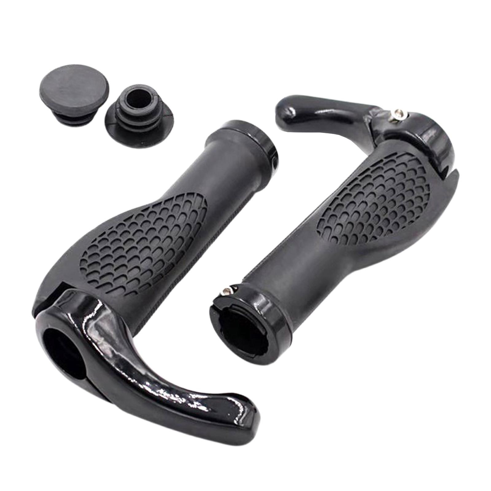 

Mountain Bikes Grip Handbars Comfort Bicycles Handlebars Grip Ergonomical Shock and Dust proof Bicycles Grip Enduring чёрный