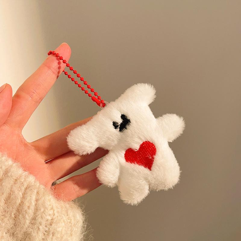 Cute Doll Pendulum Small Gift Pendant Ground Marketing Cartoon Keychain Plush Doll Backpack Bag Lanyard Accessories