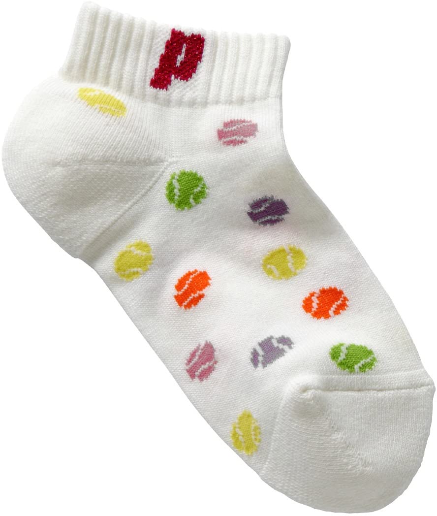 

Prince Tennis Ball Socks PS377 Size Women s 146 White, 23-25cm