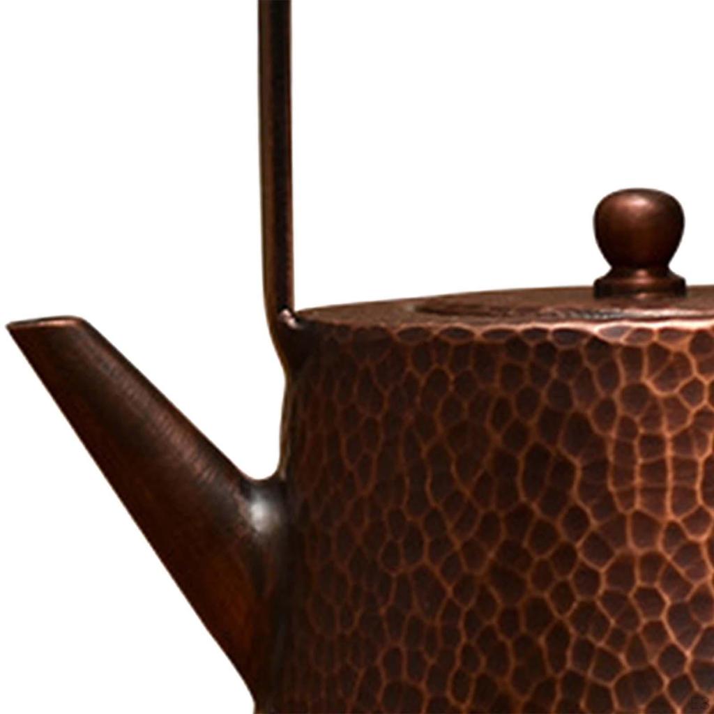 Copper Teapot Water Kettle Kung Fu Tea for Outdoor Hiking Restaurant