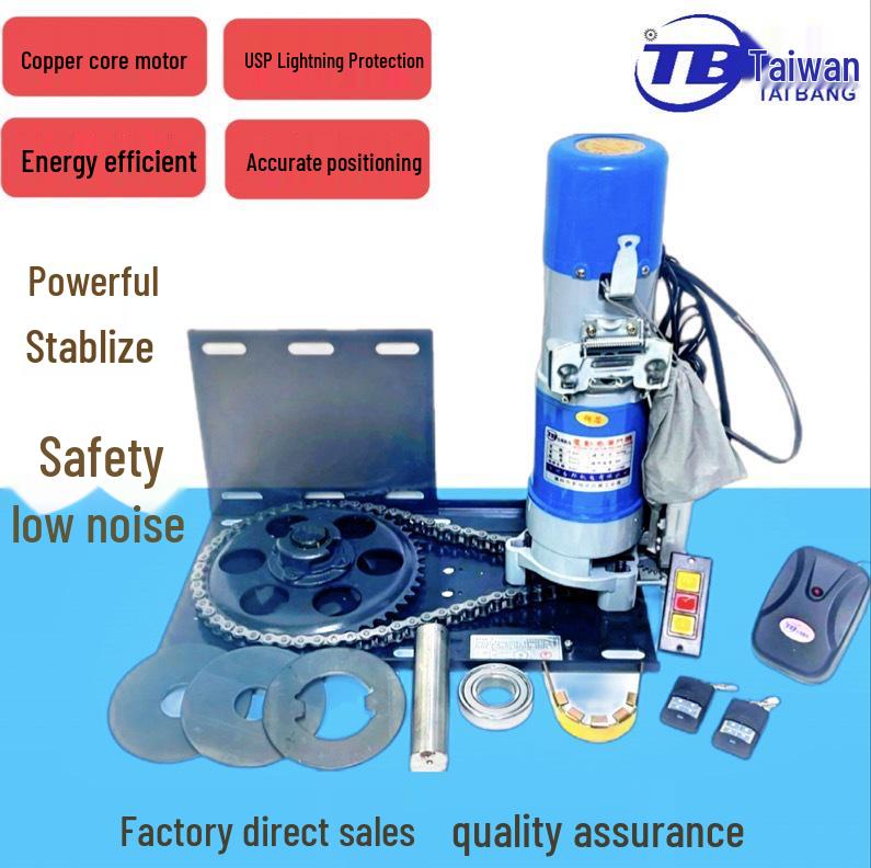 Smart Electric Roller Shutter Motor, 600kg Copper Core, Lightning-Protected for Garage and Roller Doors No