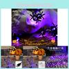 Halloween Spider String Lights Purple Color Bright And Long-lasting Indoor/outdoor Decorative Lighting
