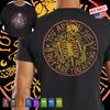 Motivational Skull Quote T Shirt Printed Back/Front Traditional Tattoo Clothing