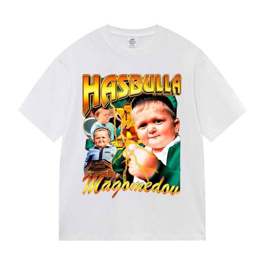 Vintage Classic Hasbulla Magomedov Graphic T Shirt Women Khabib Blogge Fighting Oversized Cotton T-shirts Summer Fashion T-shirt
