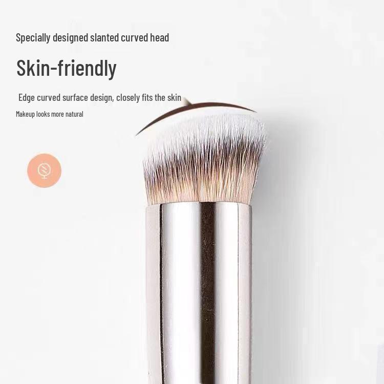 Round Head Concealer Brush 270, Teardrop Foundation Brush 370, Individual Pack, Portable Beauty Tool