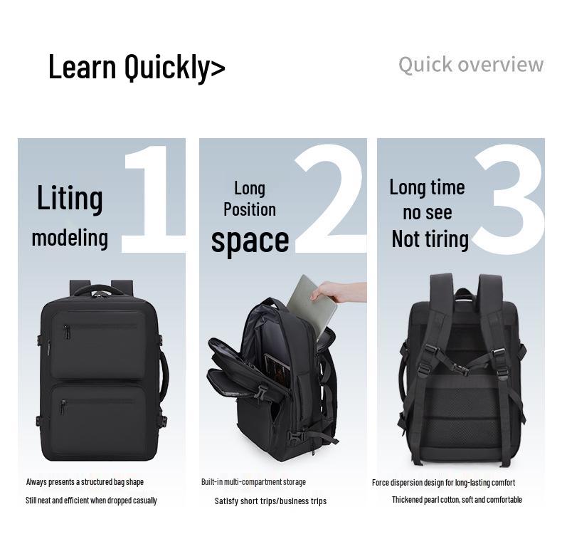 Women's Multi-functional Business & Travel Backpack with Large Capacity