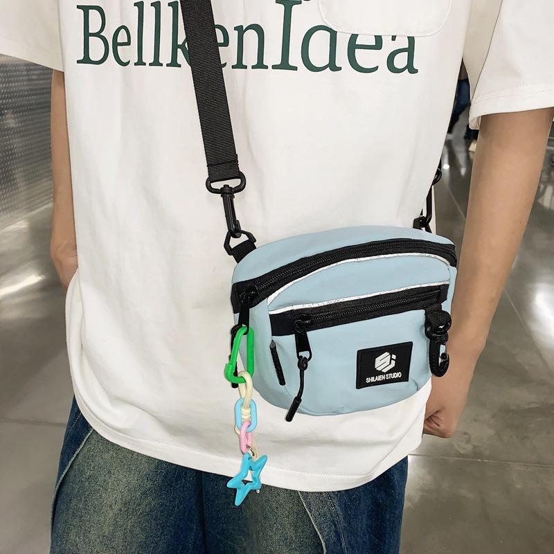 Lightweight Mobile Phone Small Satchel Women'S Trendy Brand Street Men'S Messenger Bag Fashion Sports Trendy Bag