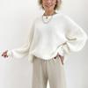 Pull Femme Automne et Hiver Imitation Vison Tempérament Ample Super Doux Tricots Femme Cent Assorti