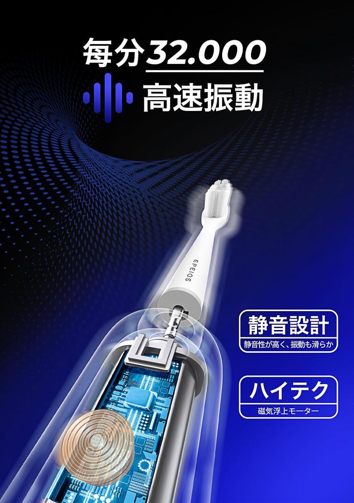 Recommended by Epeios OKare PRO Sonic Electric Includes 2 Replacement Brush 270 Days of Quick IPX7 Memory and Makes a Great Gift Dentists Toothbrush,
