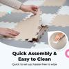 Soft Interlocking Foam Play Mat for Babies, Safe Floor Tiles for Crawling & Development
