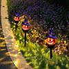 45cm Solar Kürbis Wegleuchten Halloween Kürbislaterne Verandalicht Halloween Leuchtende Kürbislaterne Stecker Gartendeko