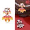 Authentic Copper Color God of Wealth Lucky Cat Lantern Lion Dance Charm Bead Charms Bead Charms Compatible With Bracelets Do It Yourself New Years Je