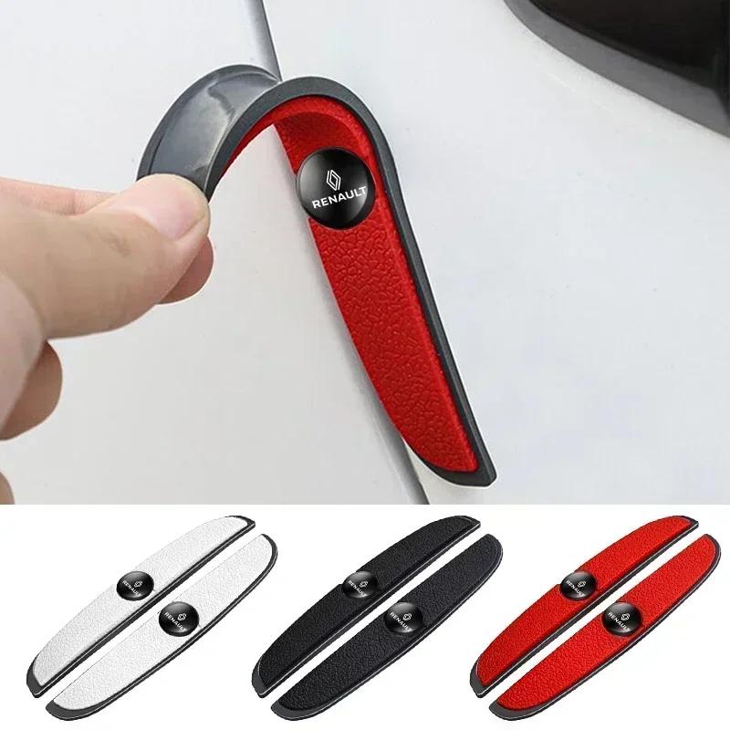 4Pcs Car Rearview Mirror Door Protective Sticker Protection Strip for Renault koleos duster megane 2 logan clio Auto Accessories R777