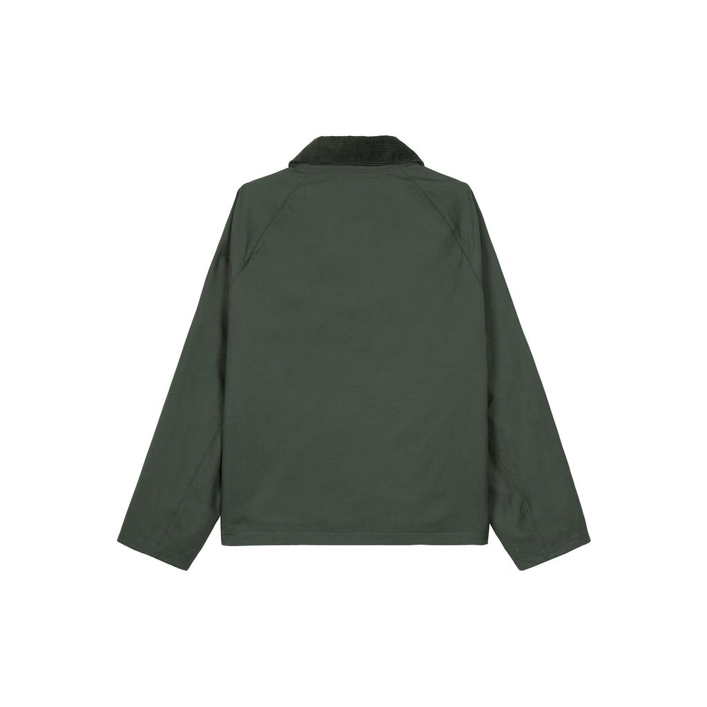 UNIQLO Casual Solid Color Zip Jacket Men jackets Forest-Green 459592-57