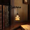 Battery Operated Party Lights Halloween Library Lantern, Decorative Bookshelf Lamp, Patchwork Ghost Cute Cartoon Decorations Light with Witch