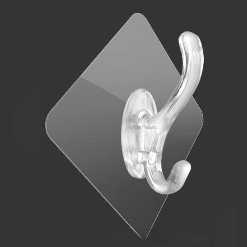 Strong Adhesive Row Hooks Rustproof Waterproof Clothing Towels Coats Keys Bags Hats Bath Ball Hanging Wall Hooks for Bathroom Kitchen Shower Door