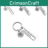 Elegant Stainless Steel Sunflower Keychain Thoughtful Gift For Birthdays Graduations And Celebrations