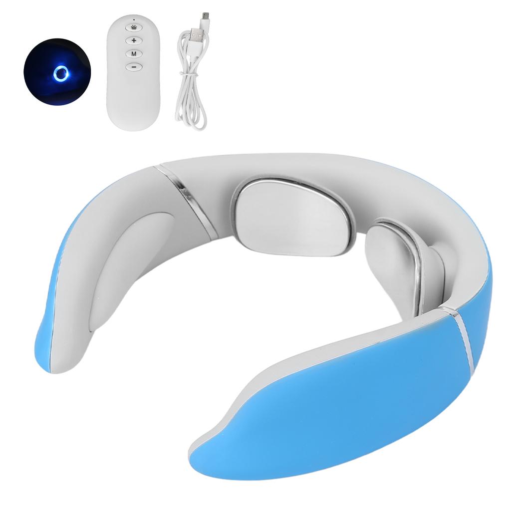 Elektrisches Nackenmassagegerät 6 Modi 16 Stärkestufen Sprachansage Intelligente Nackenentspannungsmassage
