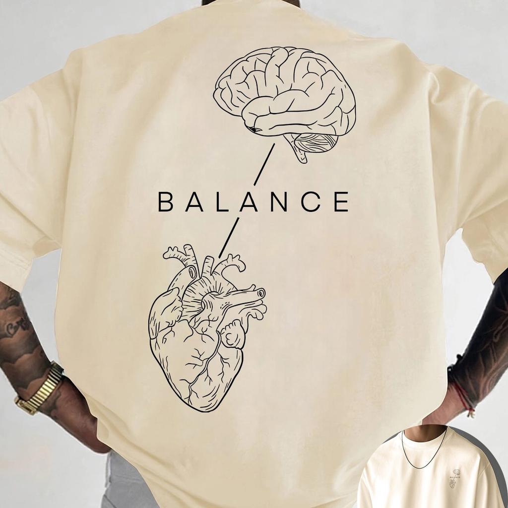 Mens Graphic Print Short Sleeve T Shirt, Streetwear Casual Crew Neck Tops, Oversized Vintage Y2K Tee for Daily Outdoor Casual Wear