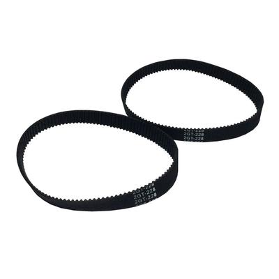 Díly pro 3D tiskárny GT2 Dopravní pásy 228-2GT-9 Rozvodový řemen L=228mm Š=9mm 114 zubů Uzavřený prstencový synchronní řemen Balení 2ks