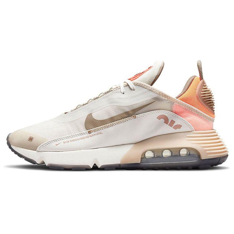Nike Air Max 2090 Comfortable Low-Top Training Running Shoes Men Sneaker Beige Orange DN4233-021