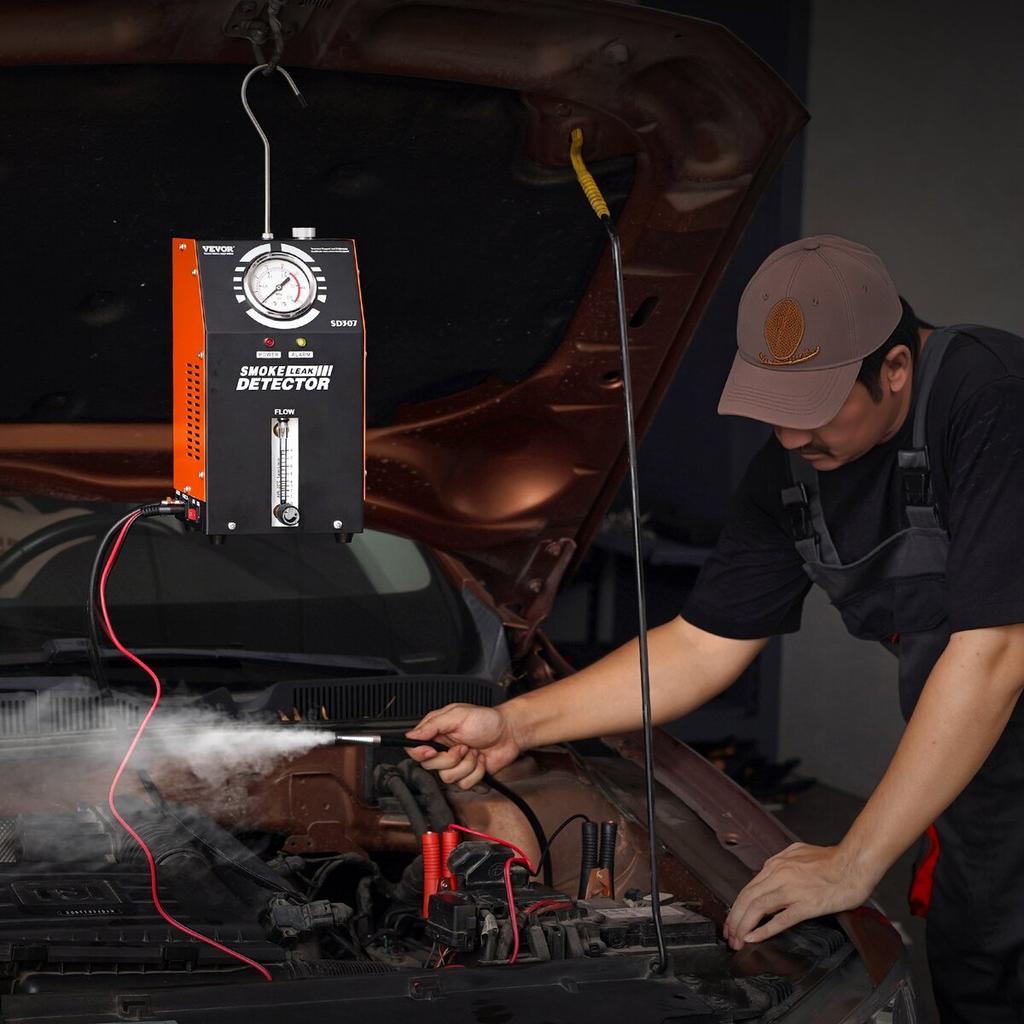 Automotive Smoke Machine Leak Detector EVAP Leak Tester Built-in Air Pump